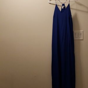 Blue maxi dress